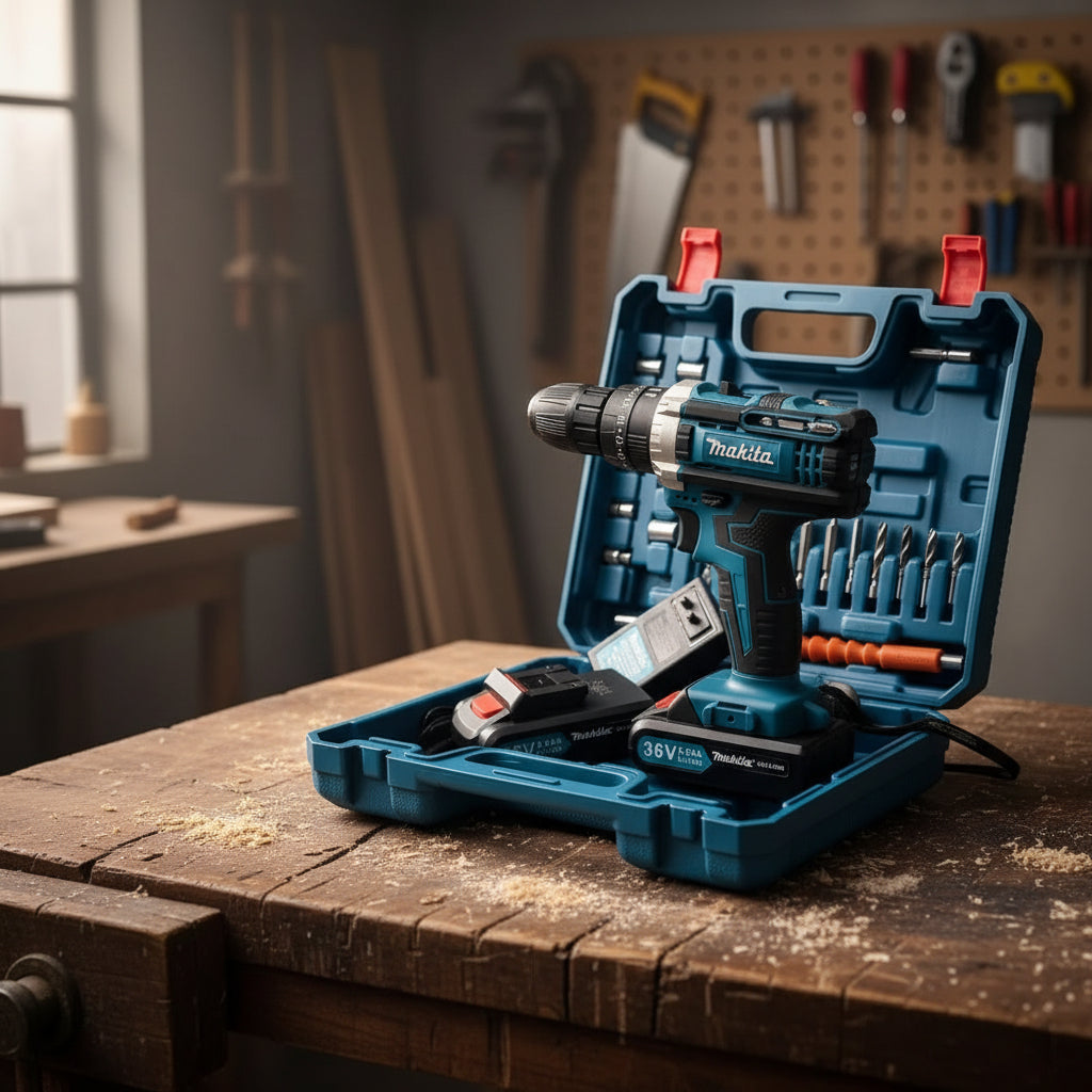 POTENTE TALADRO ROTOMARTILLO MAKITA DE 36 V